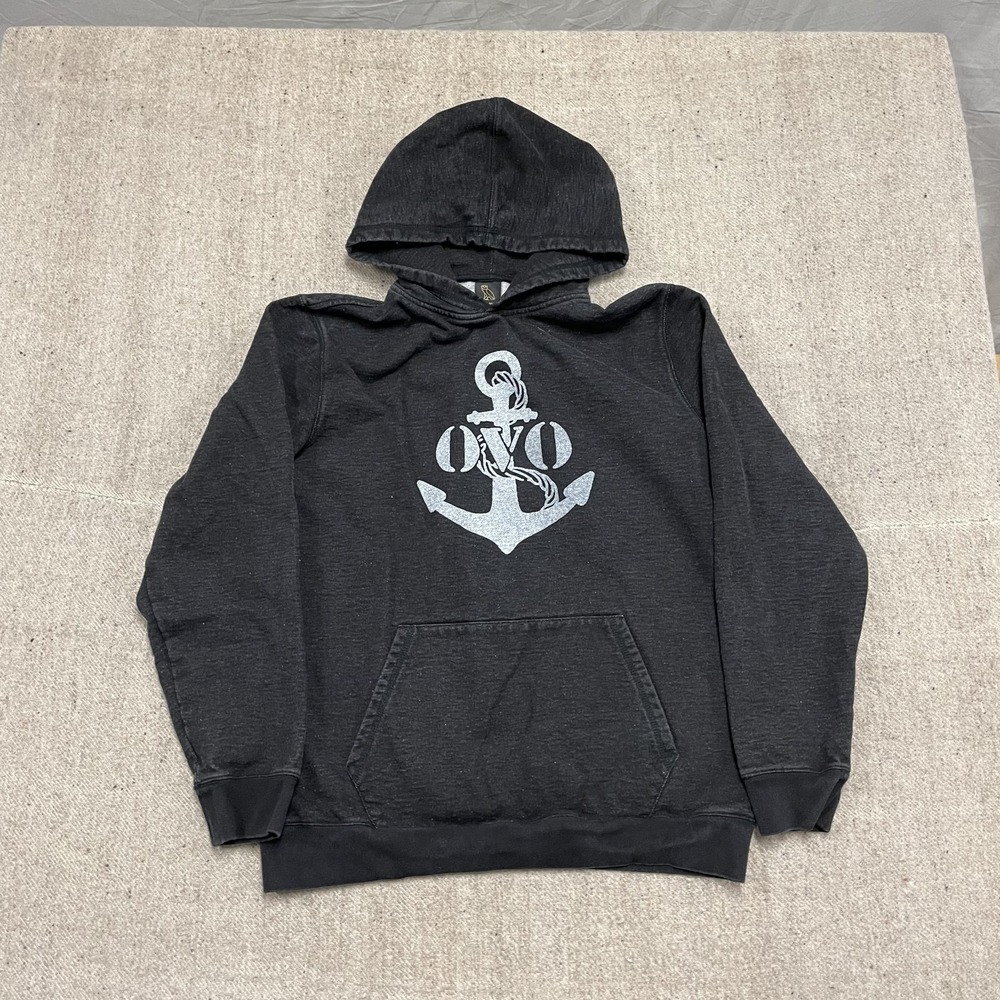 OVO Hoodie mens XL‎ Black Drake Anchor